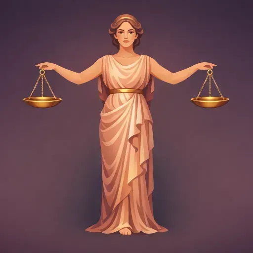 Ilustración del signo Libra